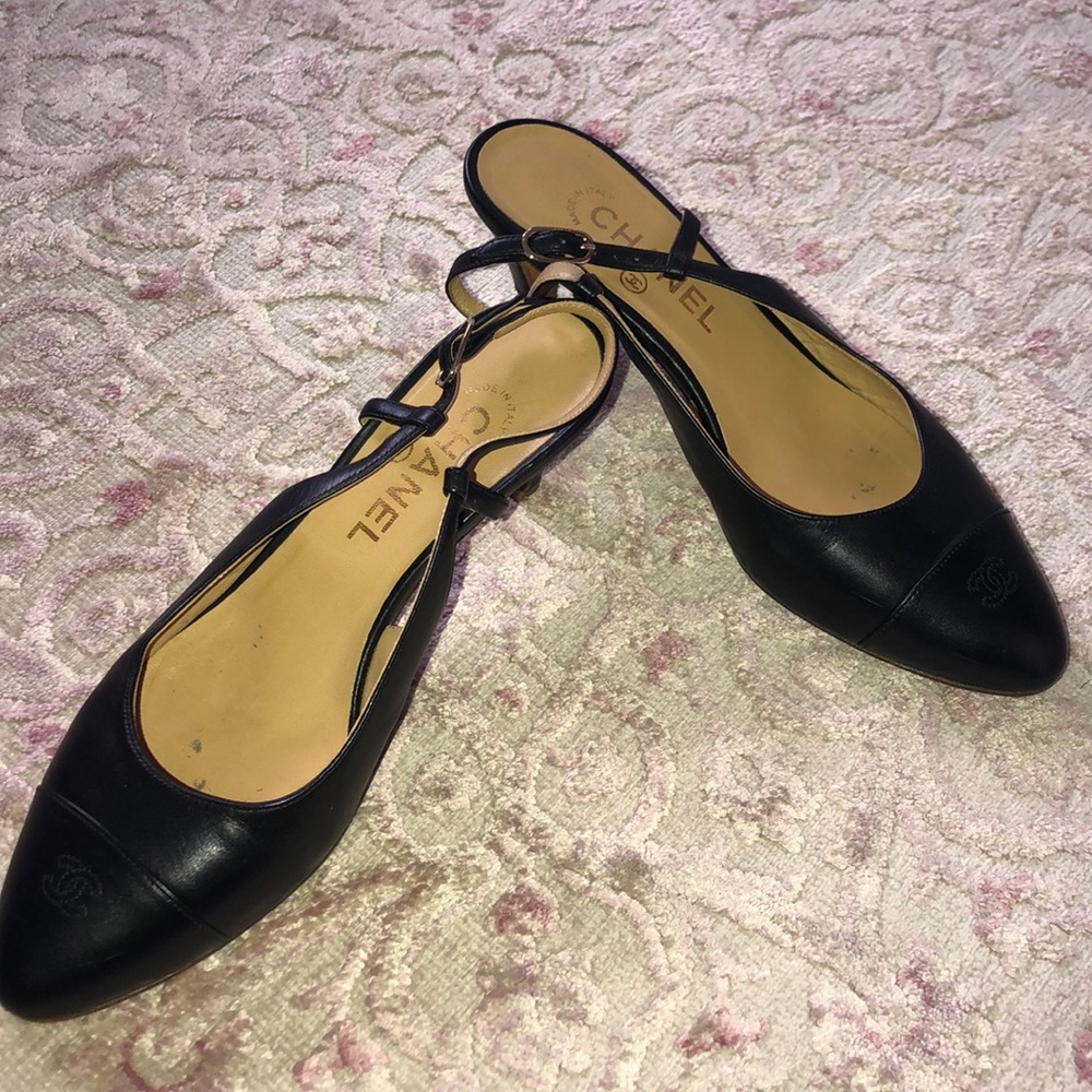 Authentic Chanel Low Heel
